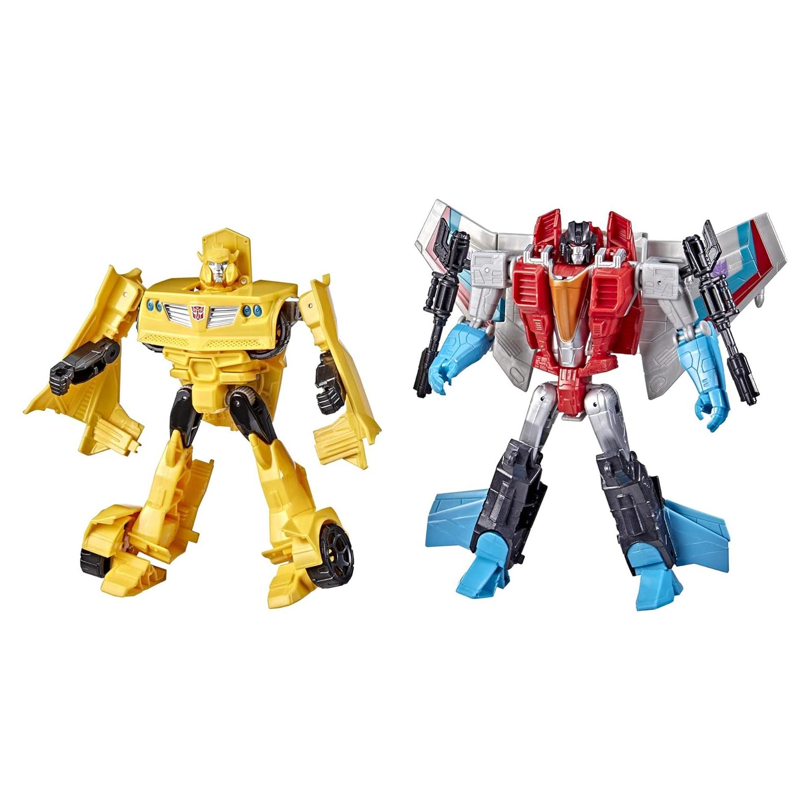 Transformers Paquete 2 Figuras Bumblebee y Starscream 18 cm