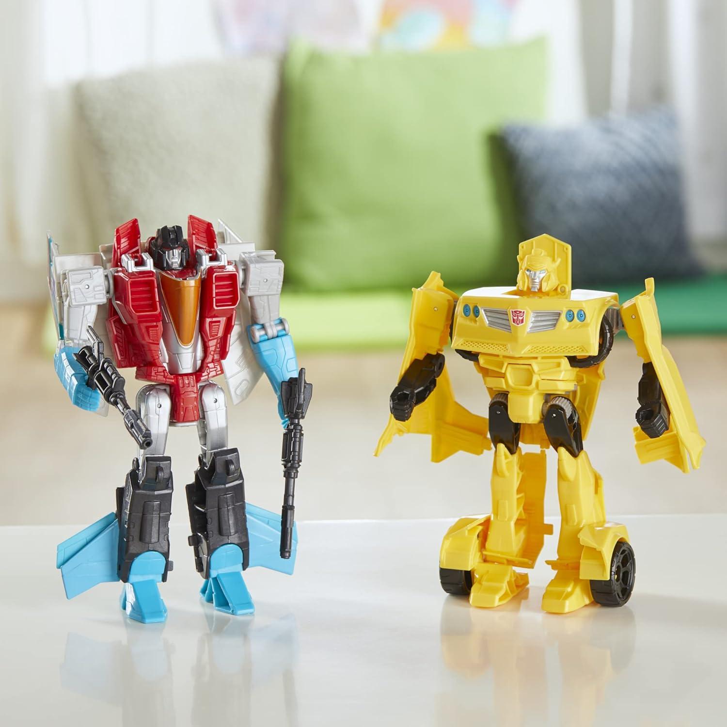 Transformers Paquete 2 Figuras Bumblebee y Starscream 18 cm