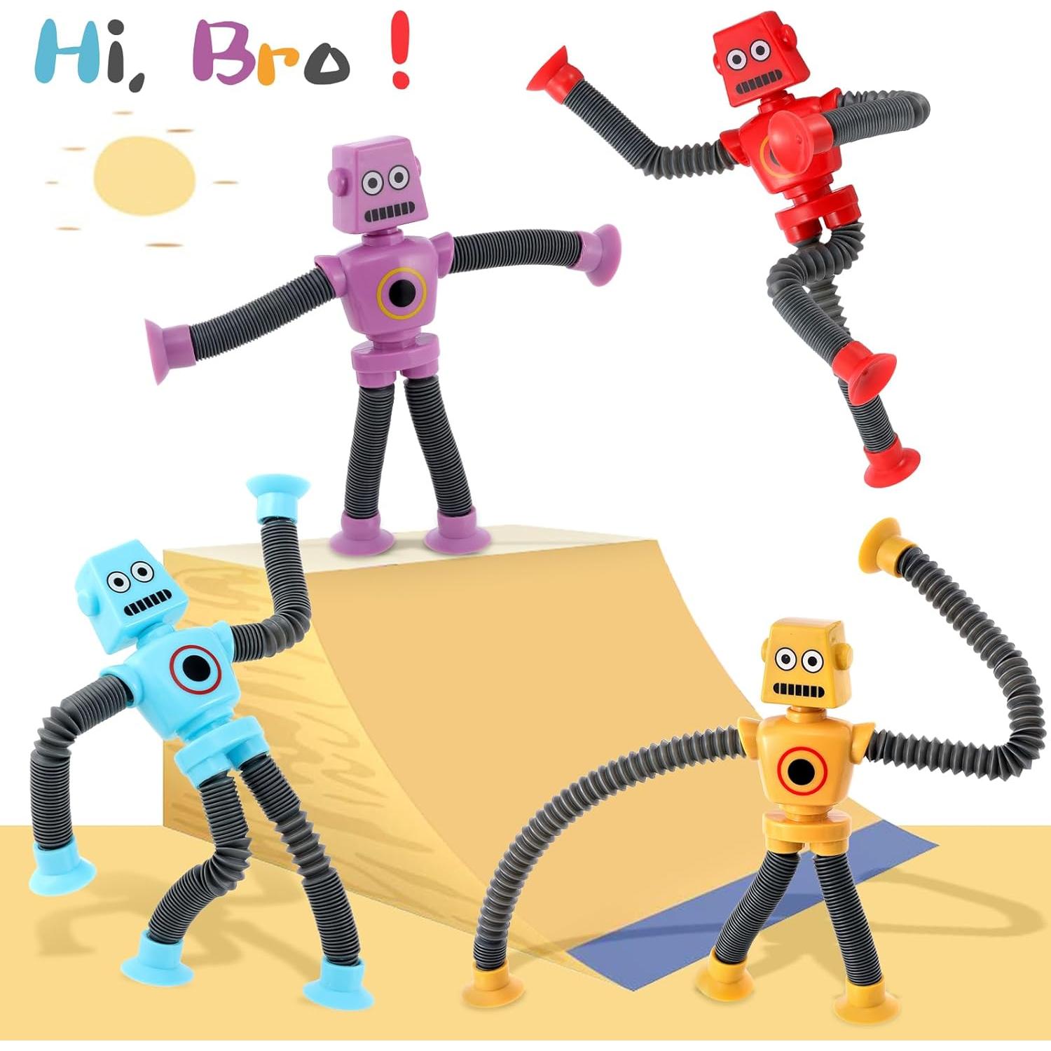 Tuberías LED Robot AGRASIV 4 Pcs Juguetes Sensoriales