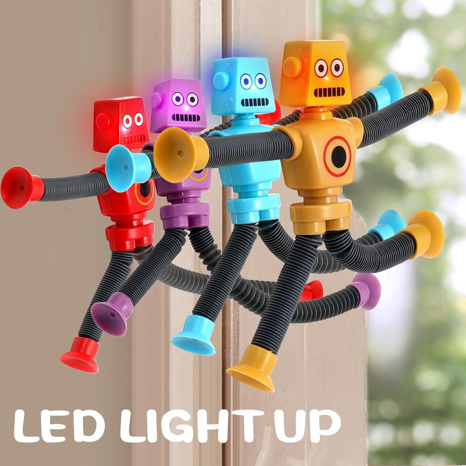 Tuberías LED Robot AGRASIV 4 Pcs Juguetes Sensoriales