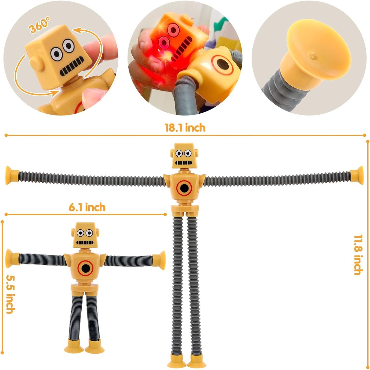 Tuberías LED Robot AGRASIV 4 Pcs Juguetes Sensoriales