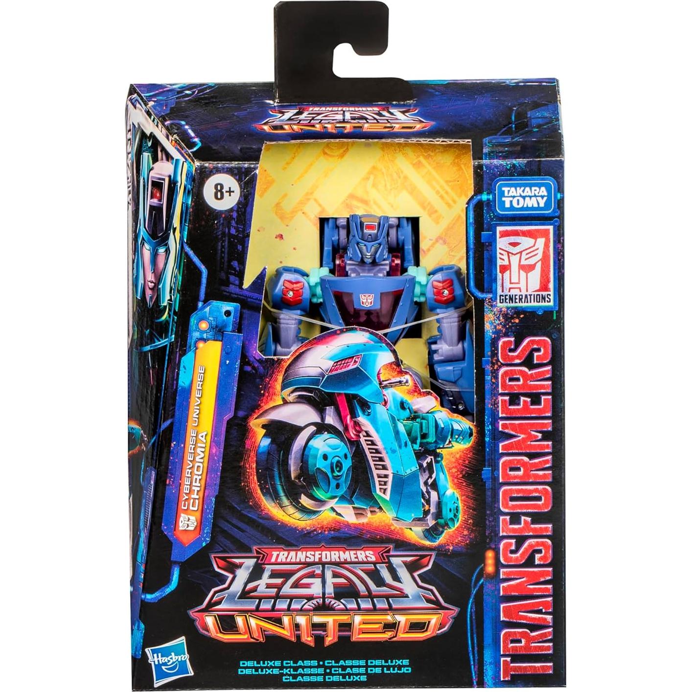 Figura de acción Transformers Legacy Chromia 14 cm transformable