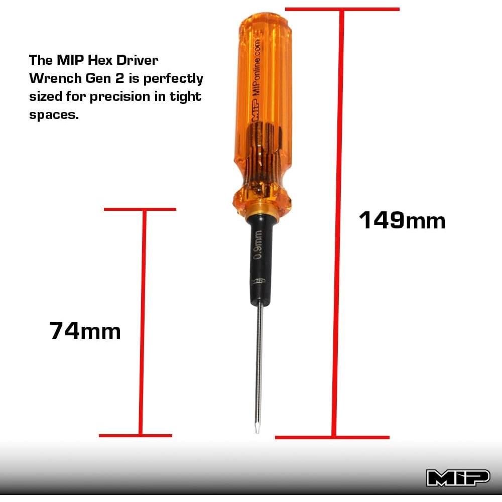 Destornillador Hexagonal MIP 0.9mm con Agarre Suave