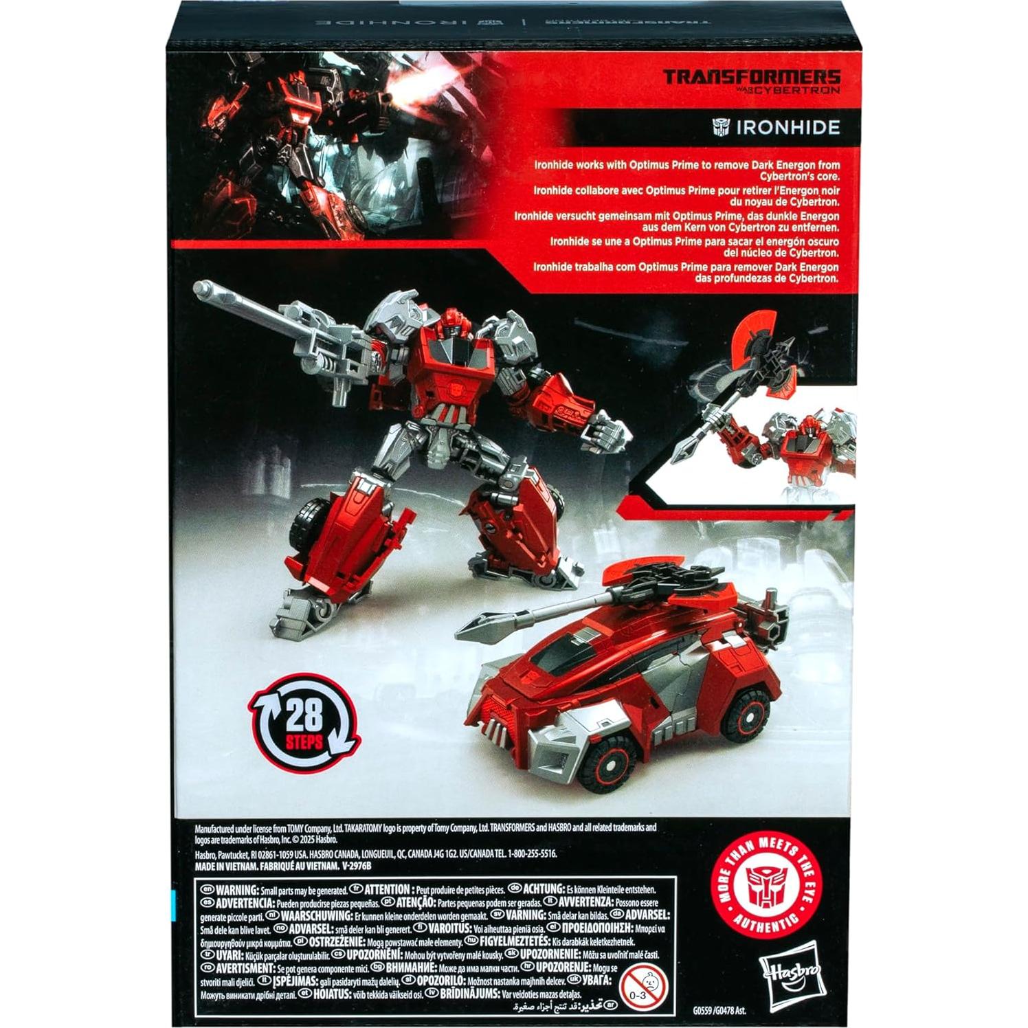 Transformers Juguete Ironhide Edición Gamer 16.5 cm