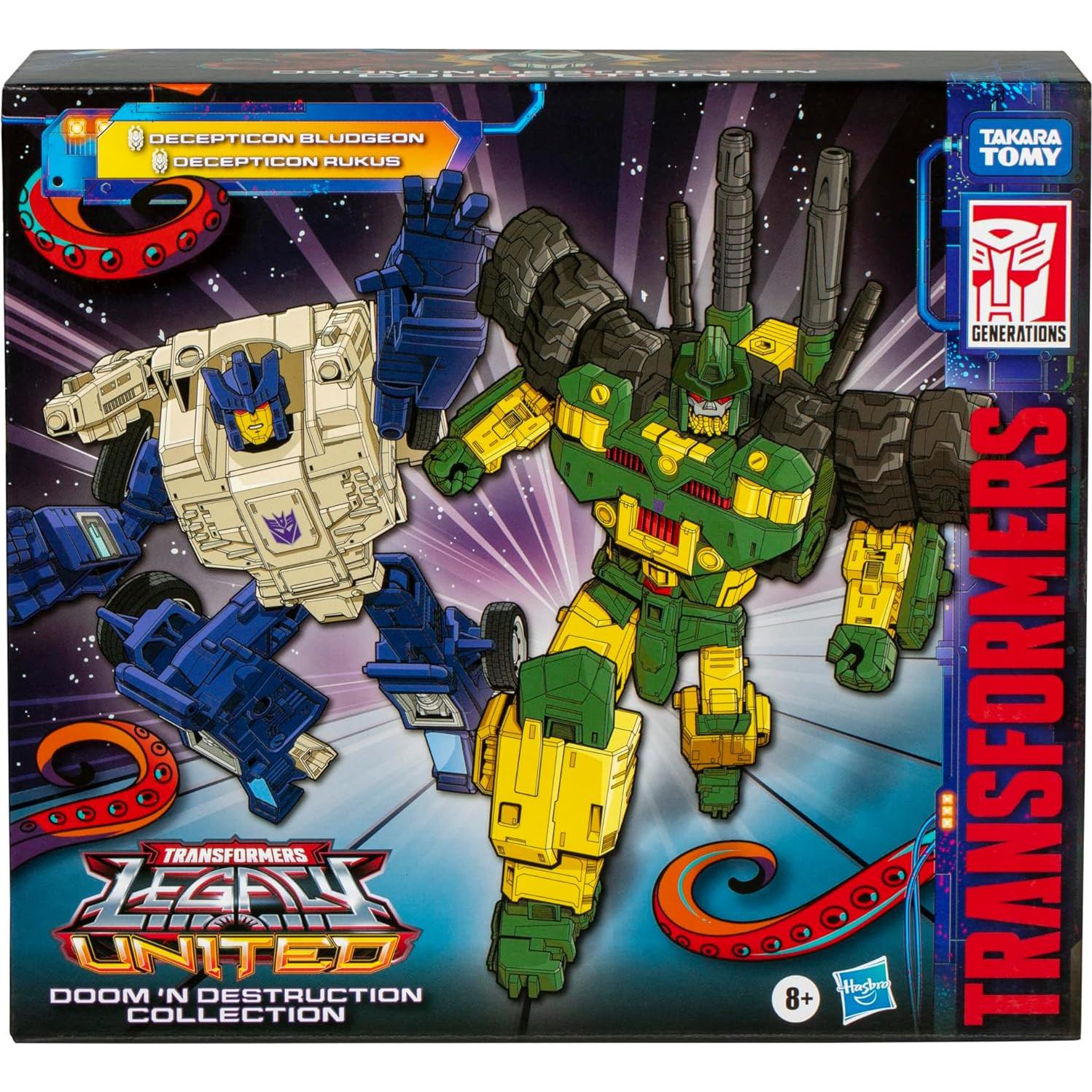 Transformers Legacy United Bludgeon y Rukus 2-Pack