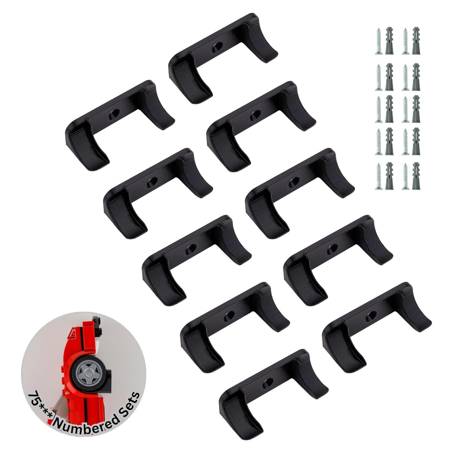 Soporte de Pared para LEGO Speed Champions - 10 Unidades - Matterform