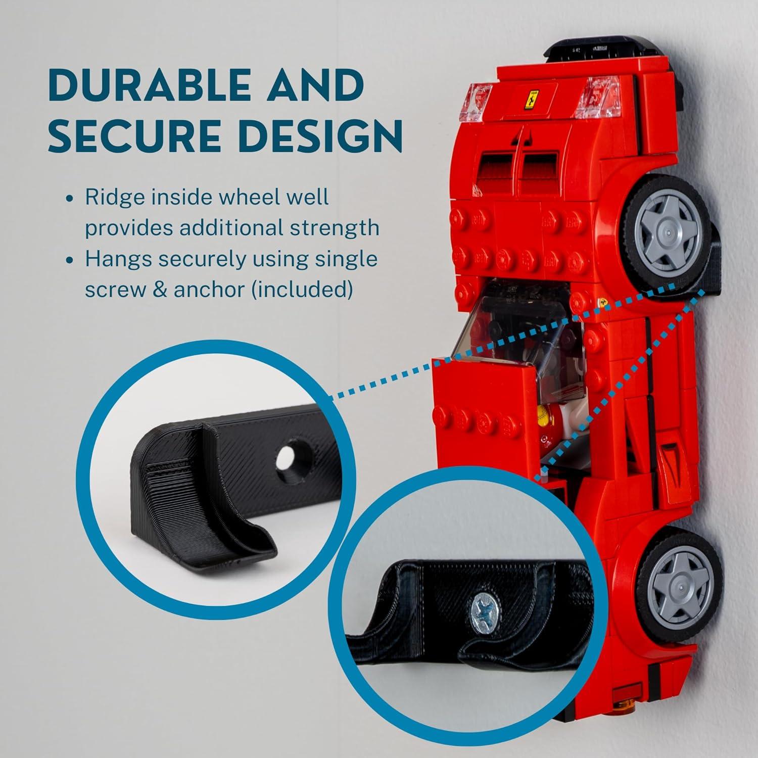 Soporte de Pared para LEGO Speed Champions - 10 Unidades - Matterform