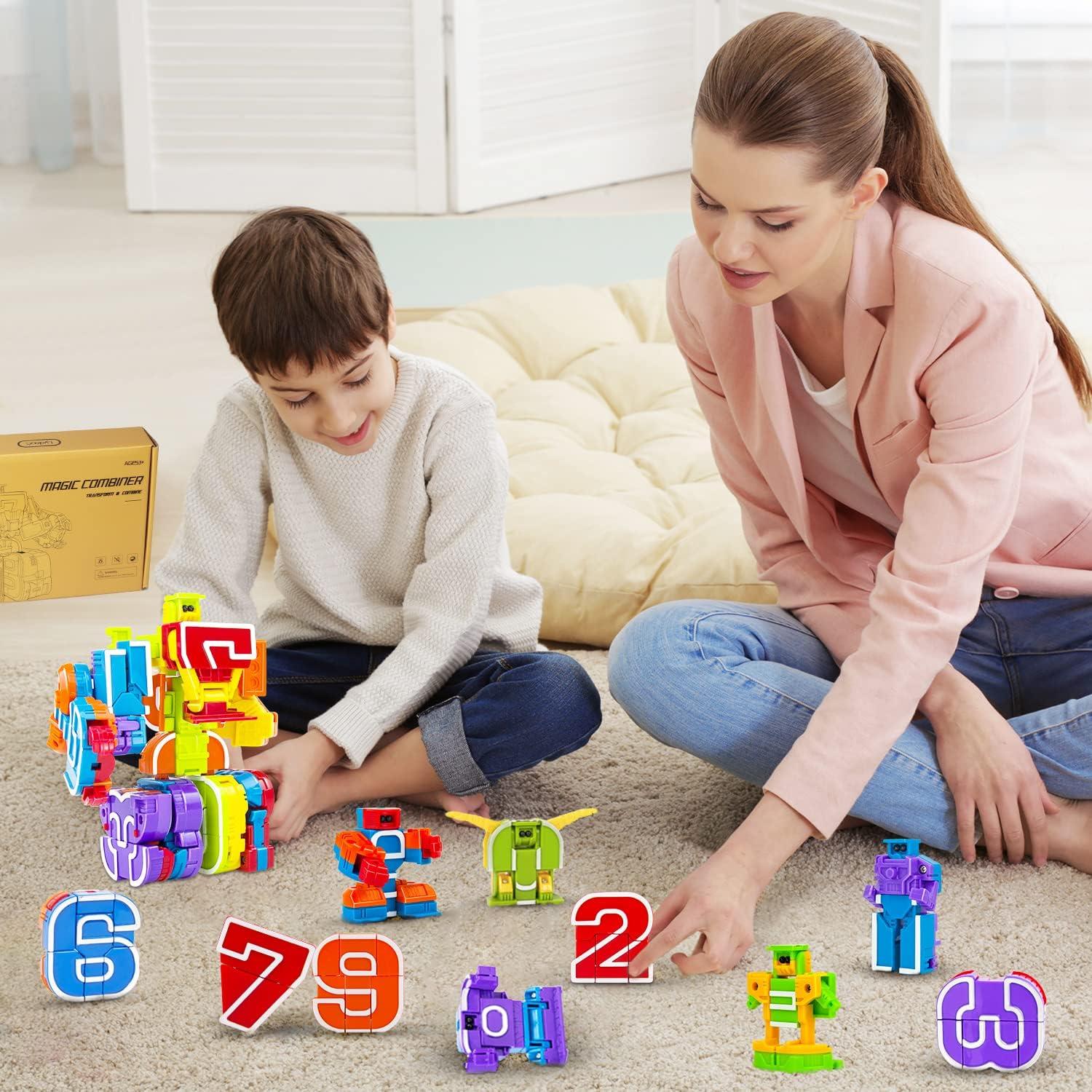 Juguetes Robot Lydaz 10 Pcs Educativos STEM para Niños 3-5