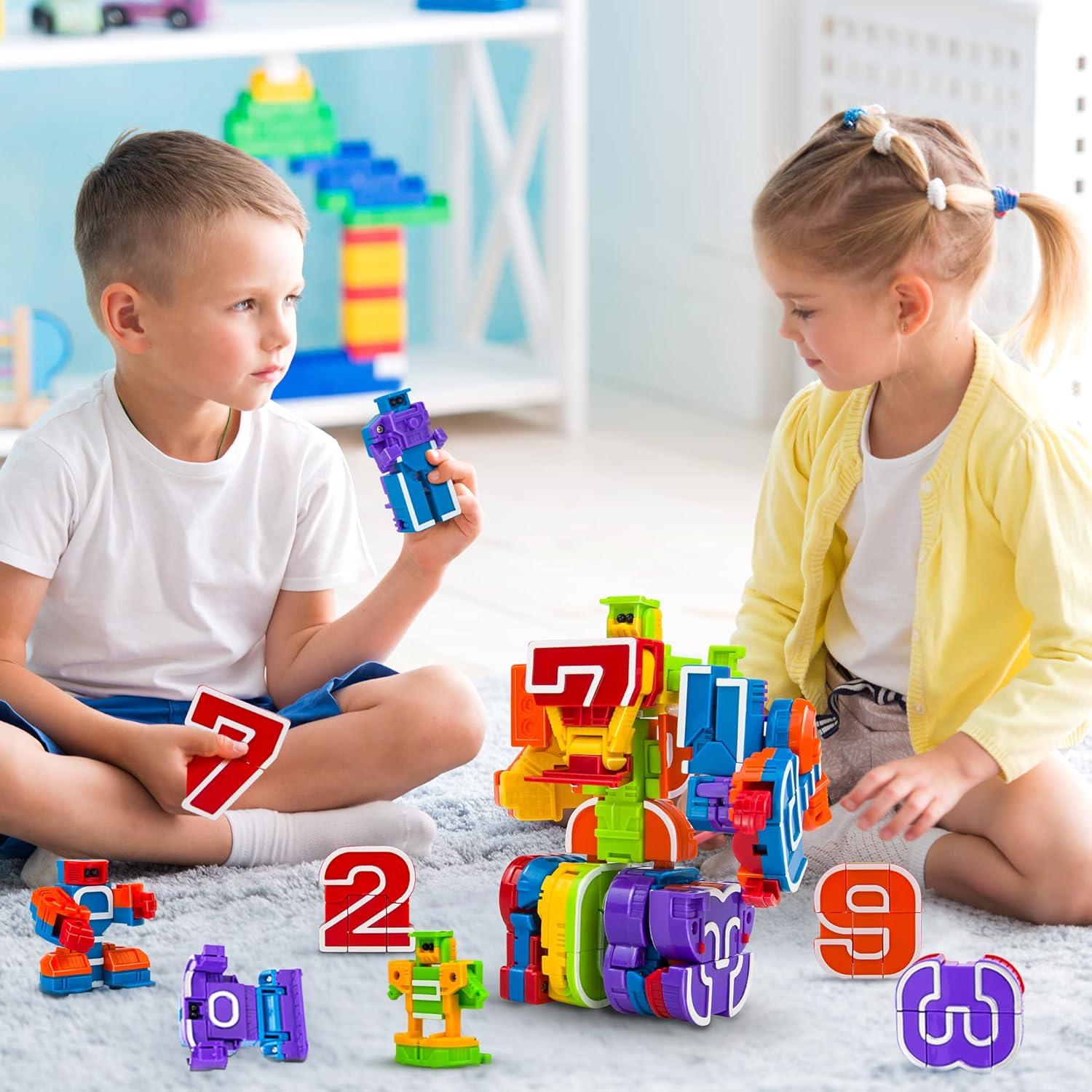 Juguetes Robot Lydaz 10 Pcs Educativos STEM para Niños 3-5