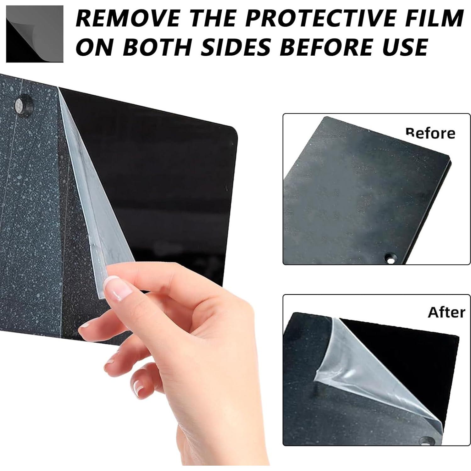 Soporte de Acrílico Negro 4 Niveles CHONOVO para Cosméticos y Figuras