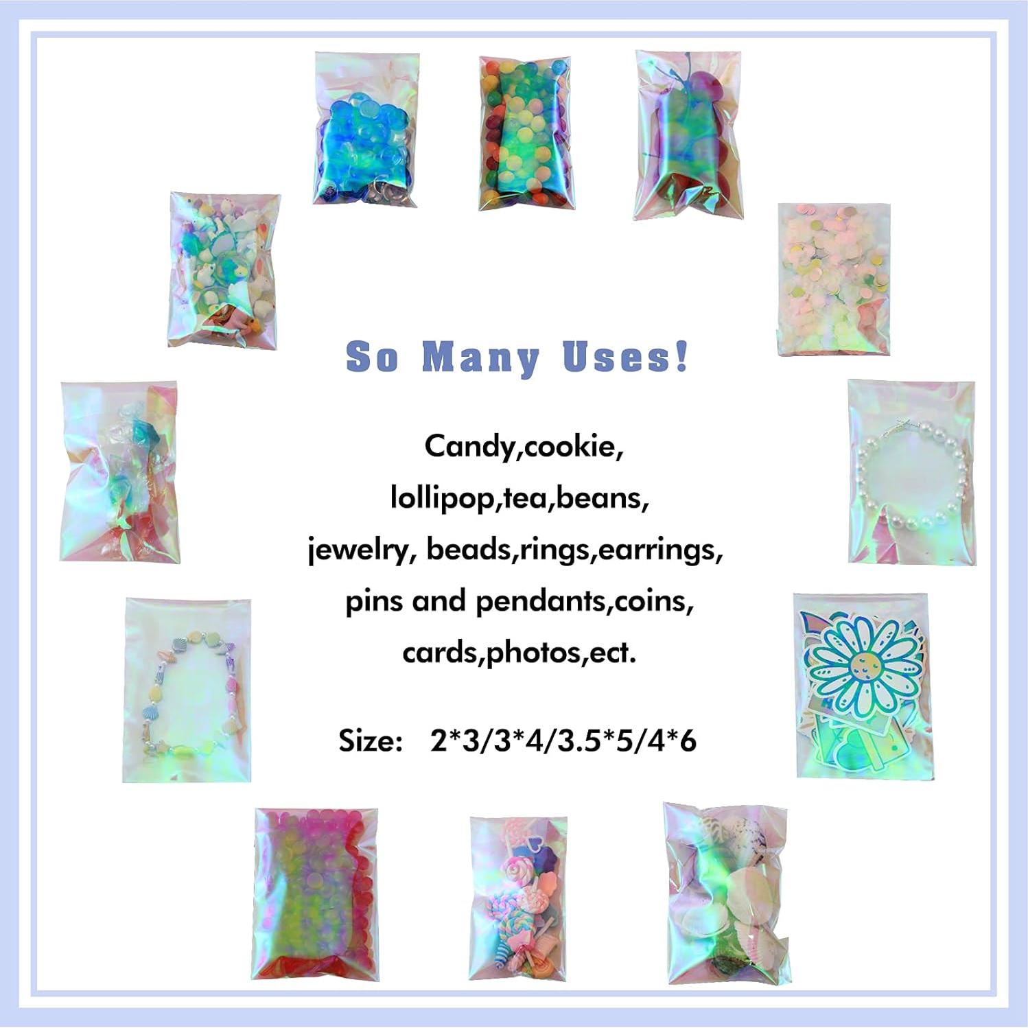 Bolsas de Celofán Holográficas Sepamoon 240 Pcs Iridiscentes