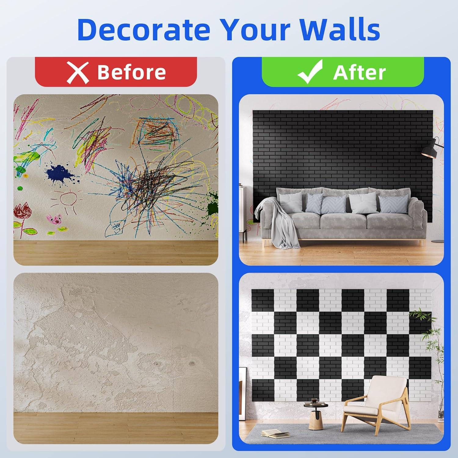 Paquete de 20 Paneles Acústicos NEPIS 30.48x30.48 cm Negro