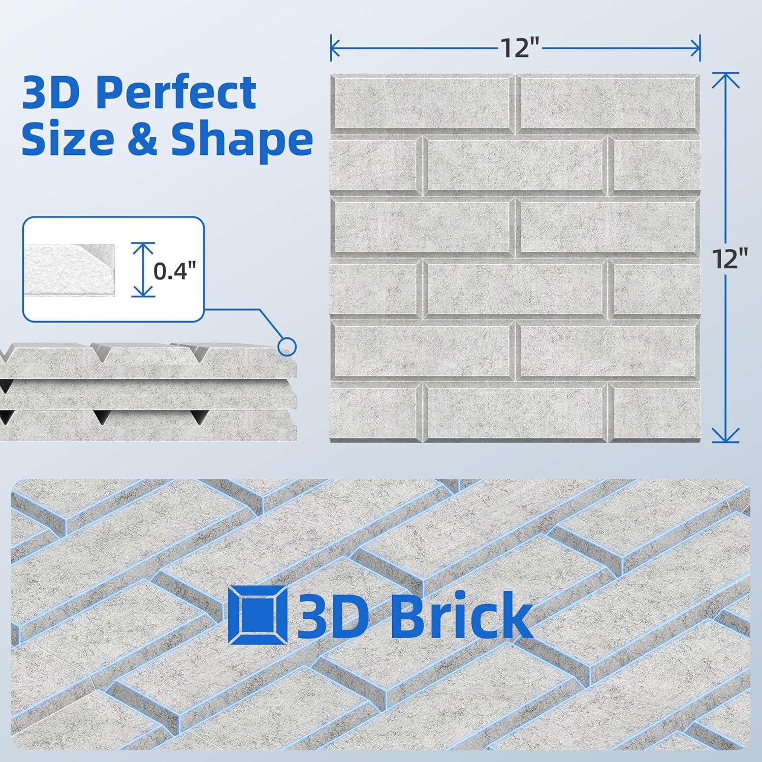 Paquete de 20 Paneles Acústicos de Poliester Gris 30.48x30.48cm