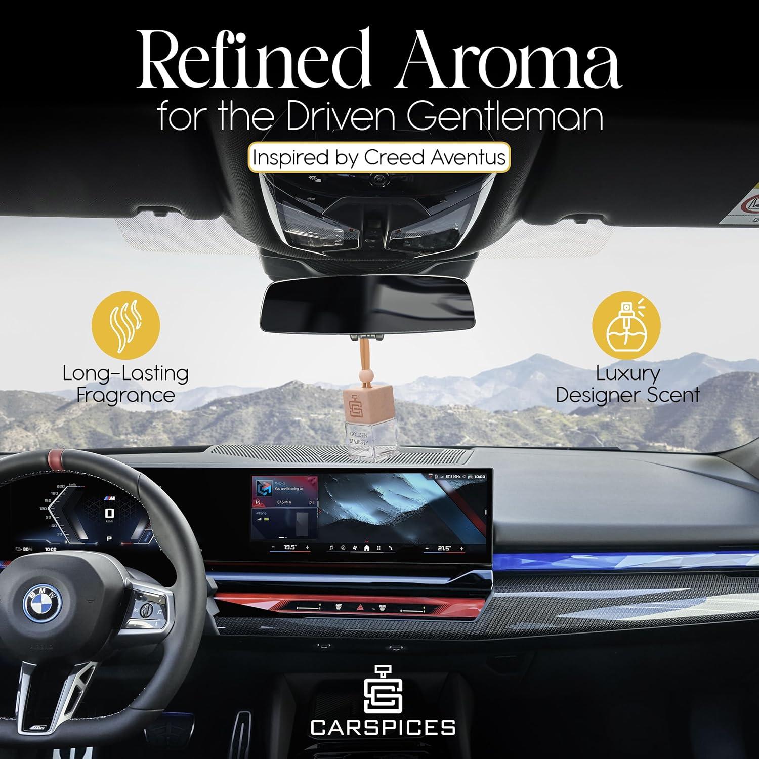 Difusor de Fragancia para Automóvil CARSPICES Majestad Dorada 8ml