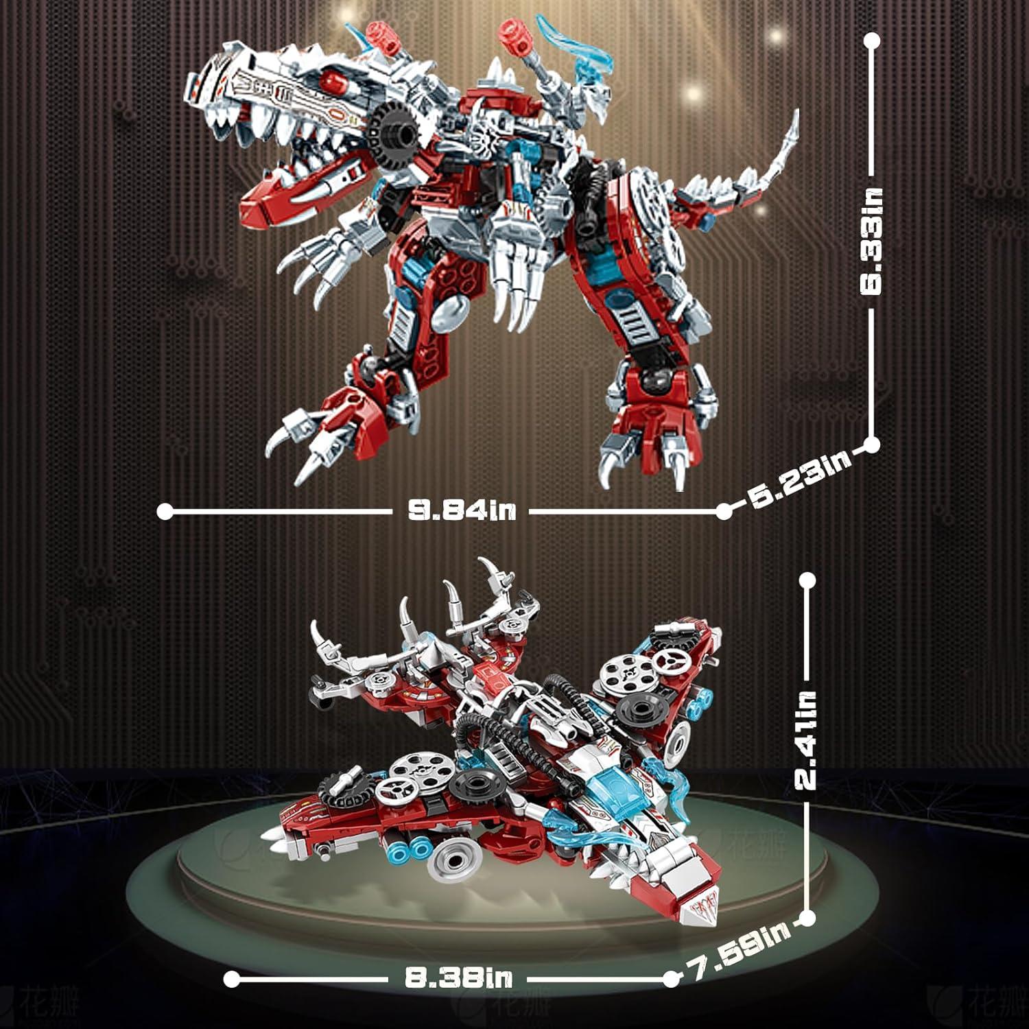 Kits de Construcción Dinosaurios STEM 2 en 1 422PCS