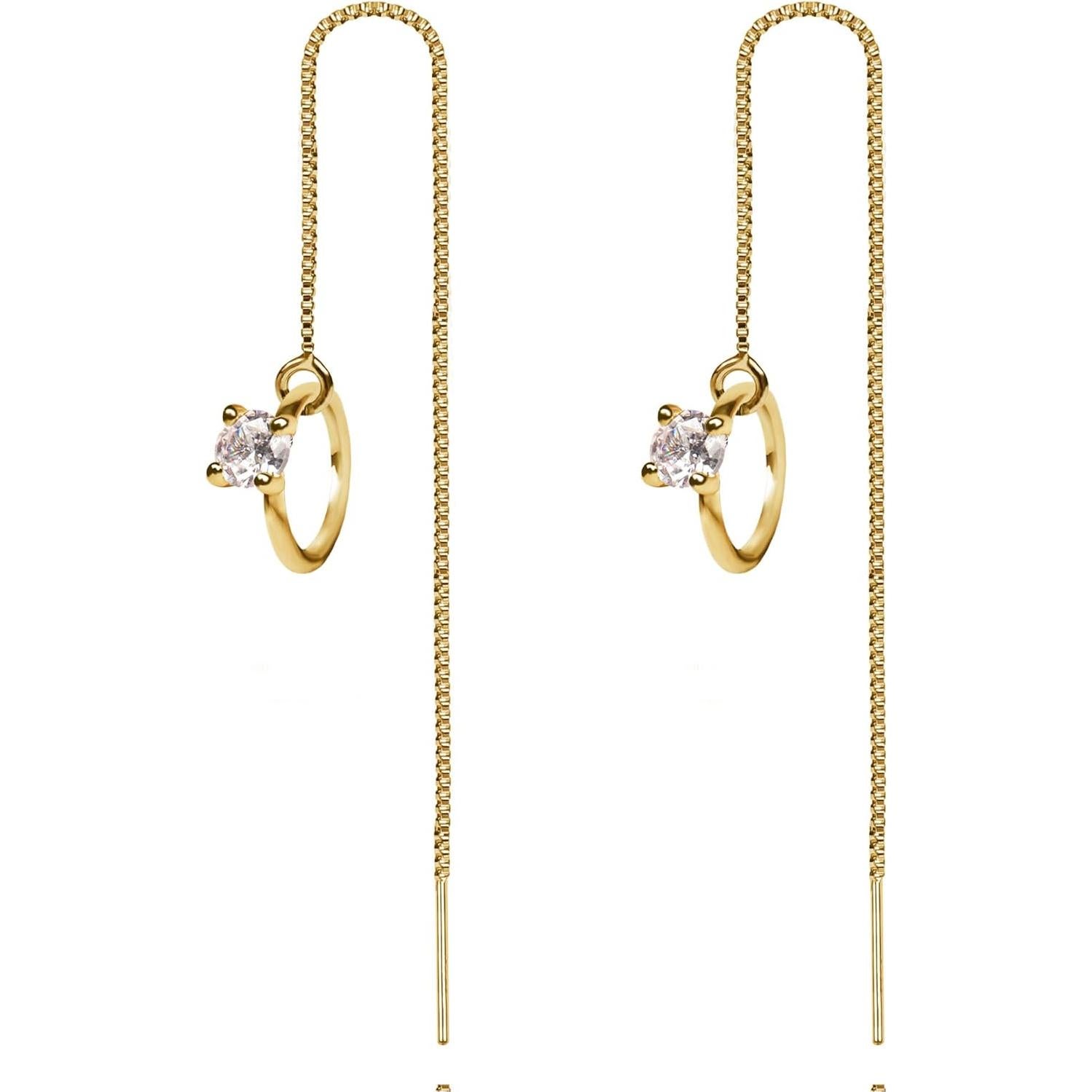 Cadena de Soporte para Auriculares Inalámbricos Aomufid - Anillo Dorado