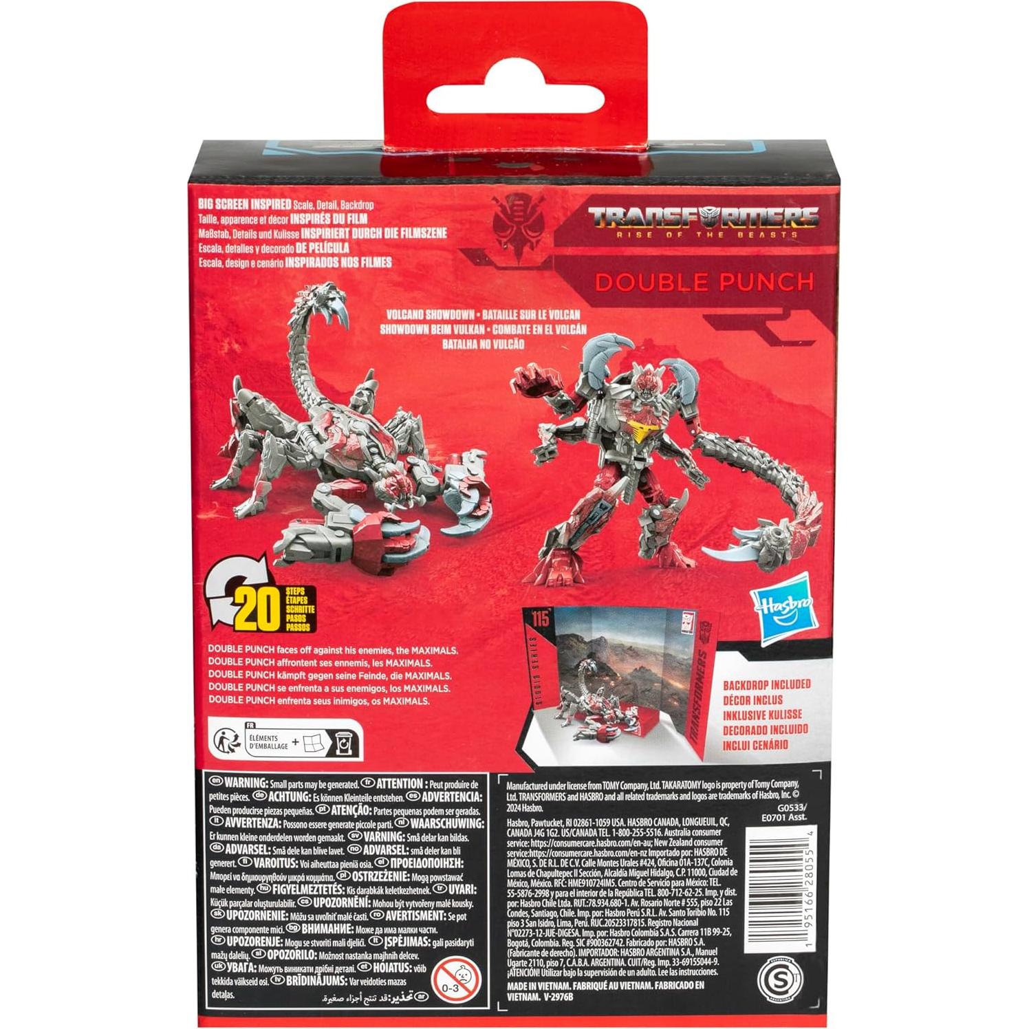 Transformers Doble Golpe Hasbro 11.5 cm Figura de Acción