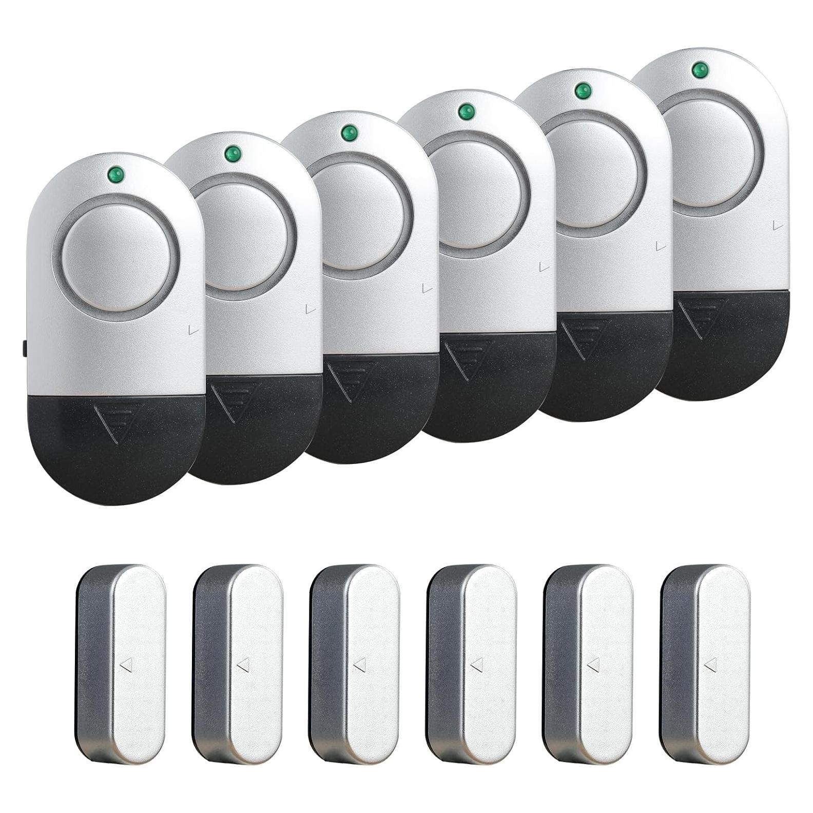 Alarmas de Seguridad para Ventanas y Puertas Rinetiy 120 DB (6 Paquete)