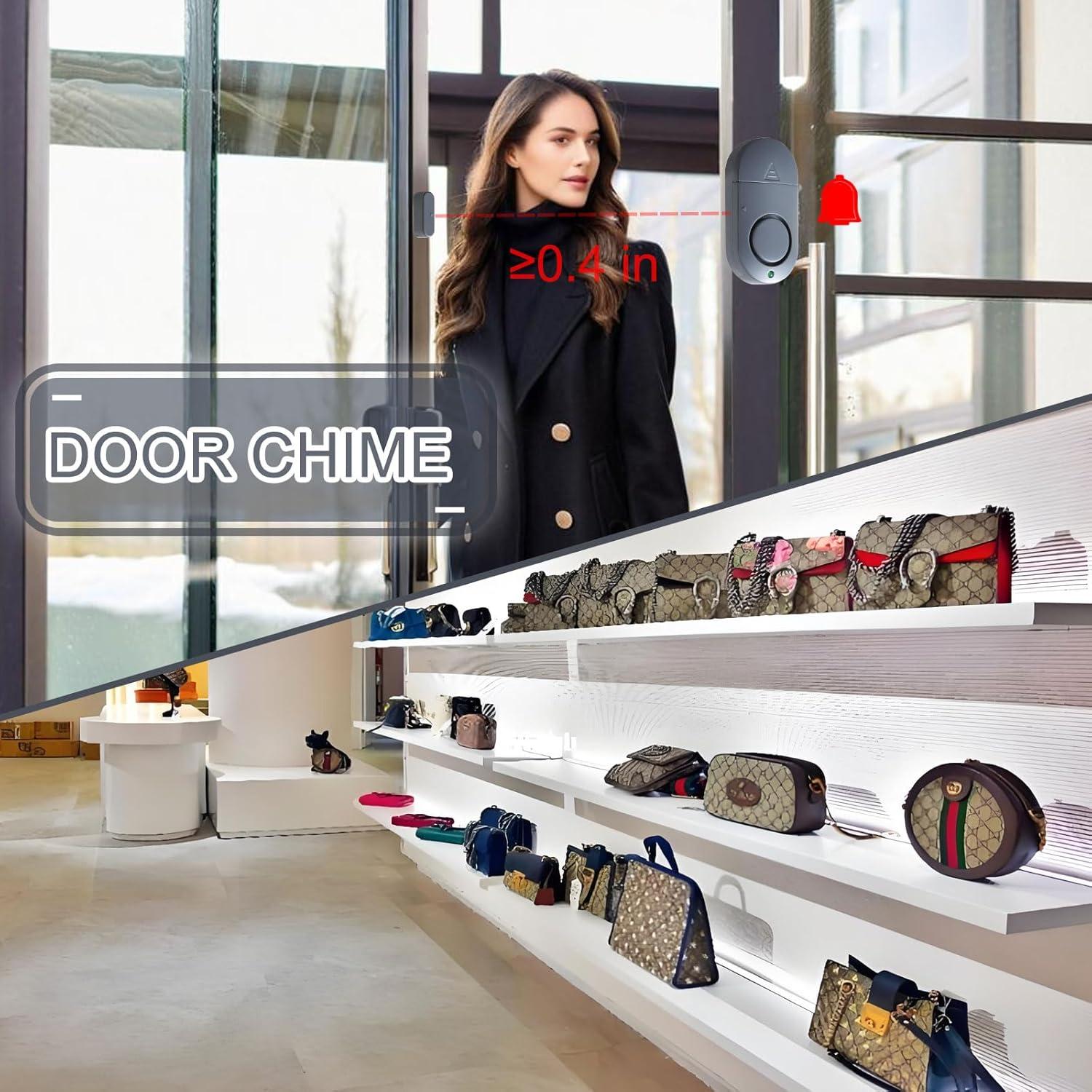 Alarmas de Seguridad para Ventanas y Puertas Rinetiy 120DB - Paquete de 10