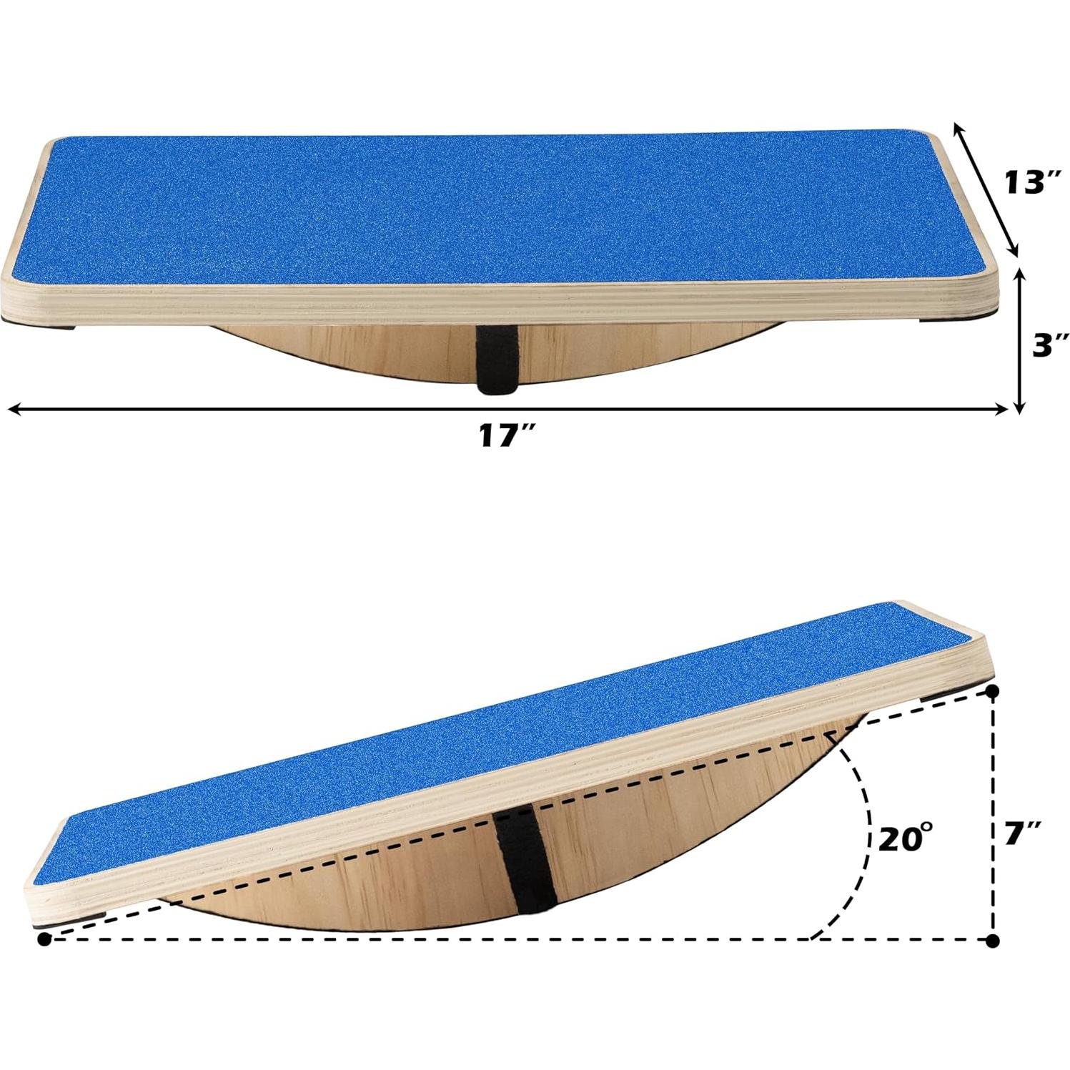 Tabla de Equilibrio Antideslizante INFIDEZ 43.2x33cm Azul