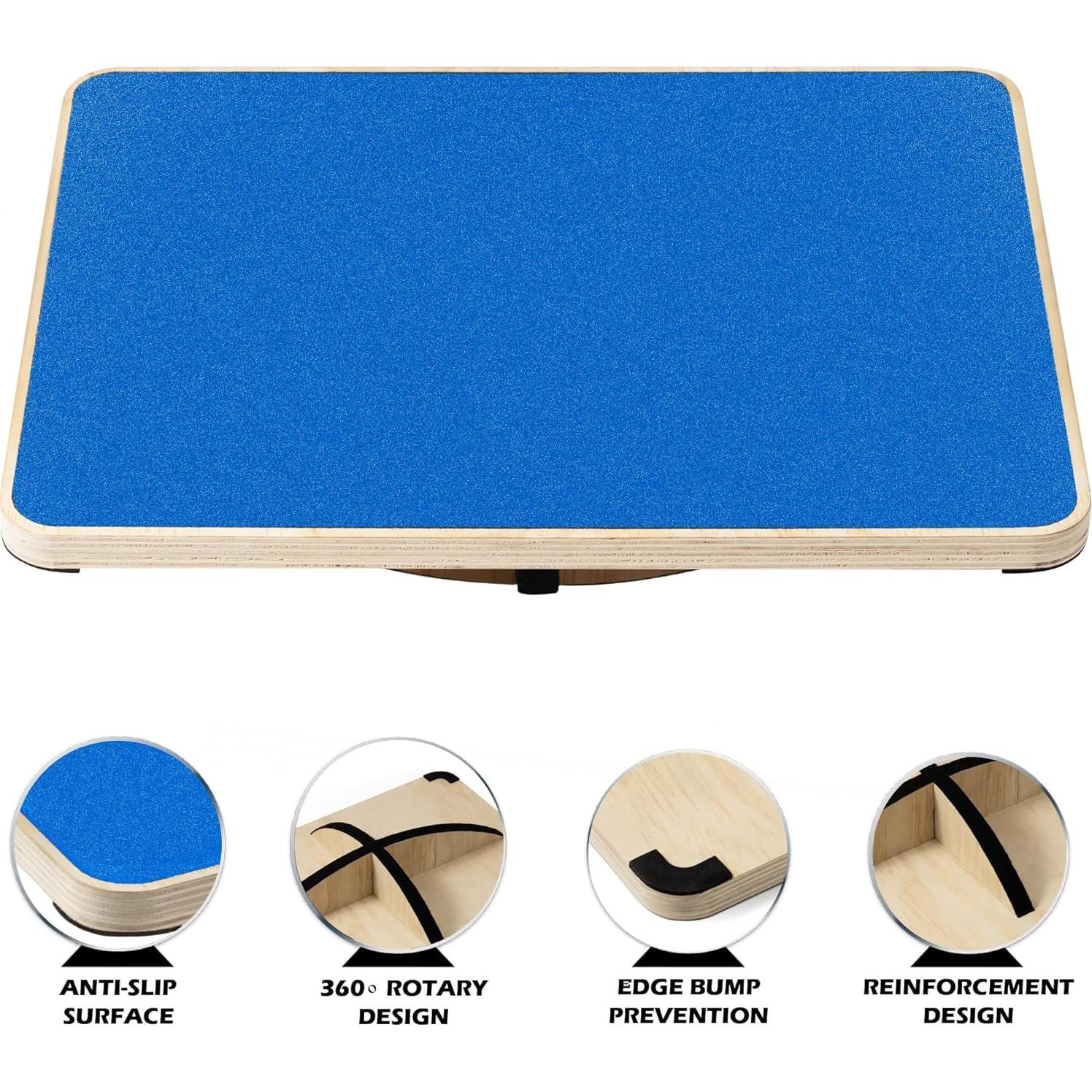 Tabla de Equilibrio Antideslizante INFIDEZ 43.2x33cm Azul