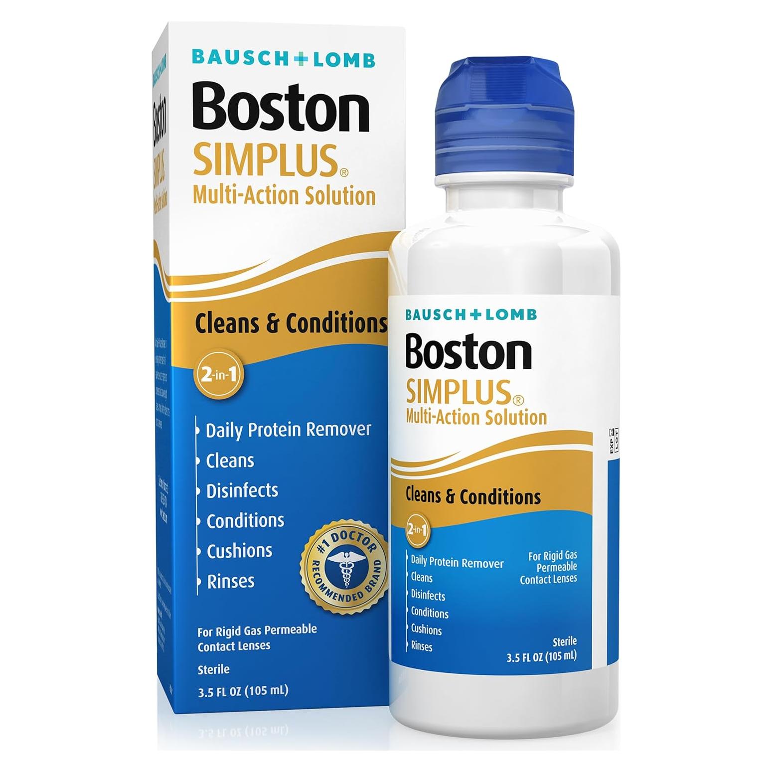 Boston SIMPLUS Solución Multi-Acción 103.5 ml para Lentes RGP