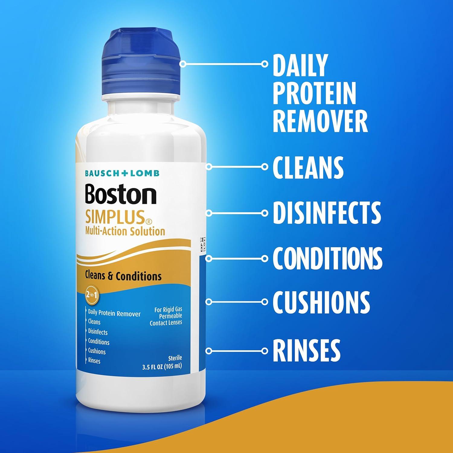 Boston SIMPLUS Solución Multi-Acción 103.5 ml para Lentes RGP