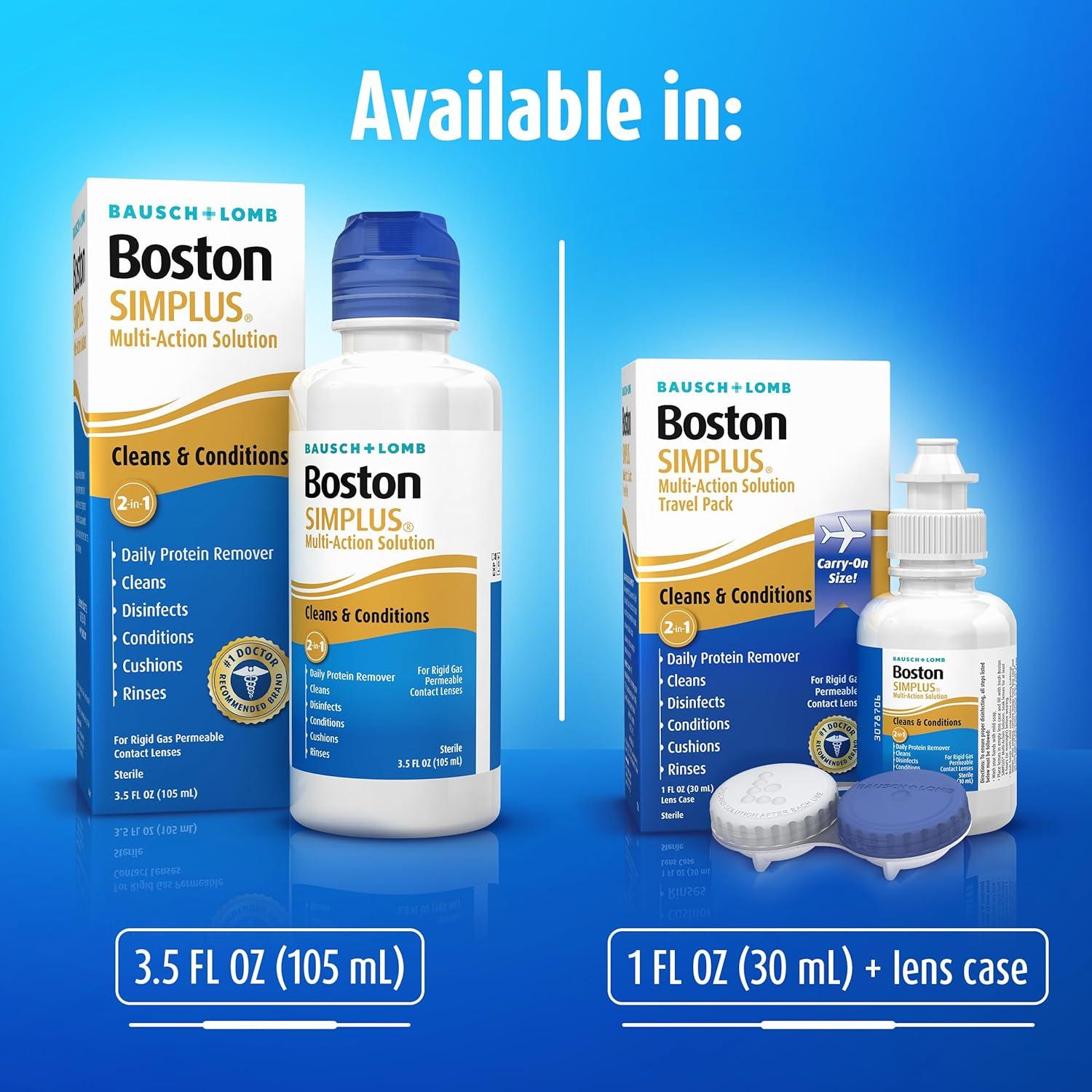 Boston SIMPLUS Solución Multi-Acción 103.5 ml para Lentes RGP