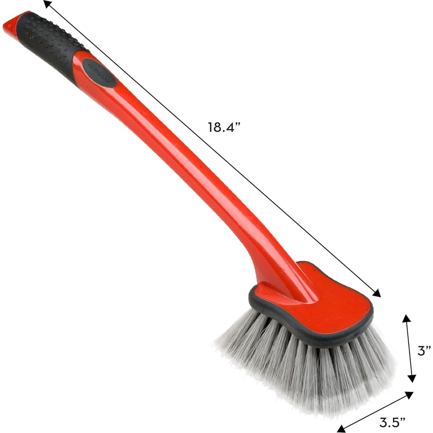 Cepillo de Mango Largo Mothers 155800 para Ruedas y Parachoques