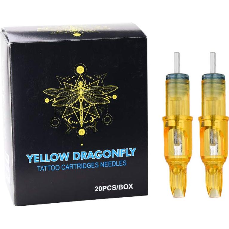 Agujas de Cartucho 1RL YILONG 20pcs 0.35mm para Tatuaje