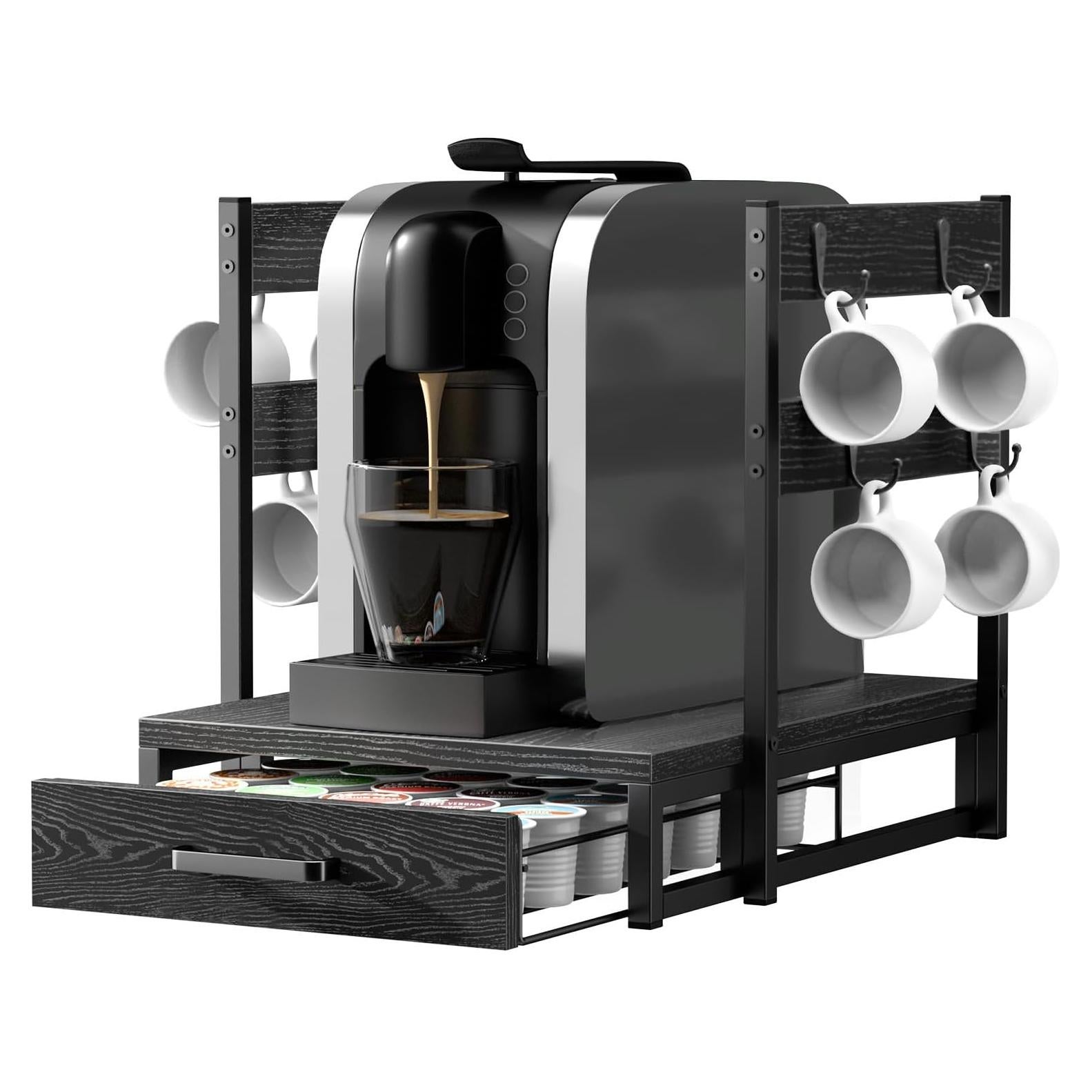 Cajón organizador para 35 cápsulas K-Cup Evermagin negro