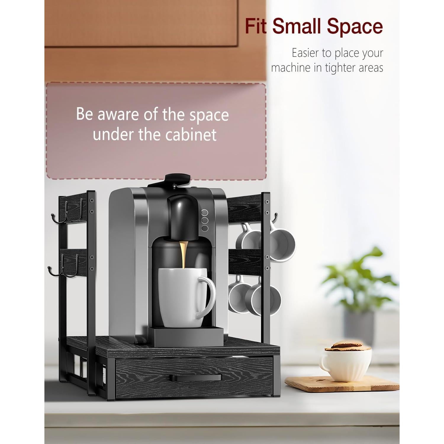 Cajón organizador para 35 cápsulas K-Cup Evermagin negro