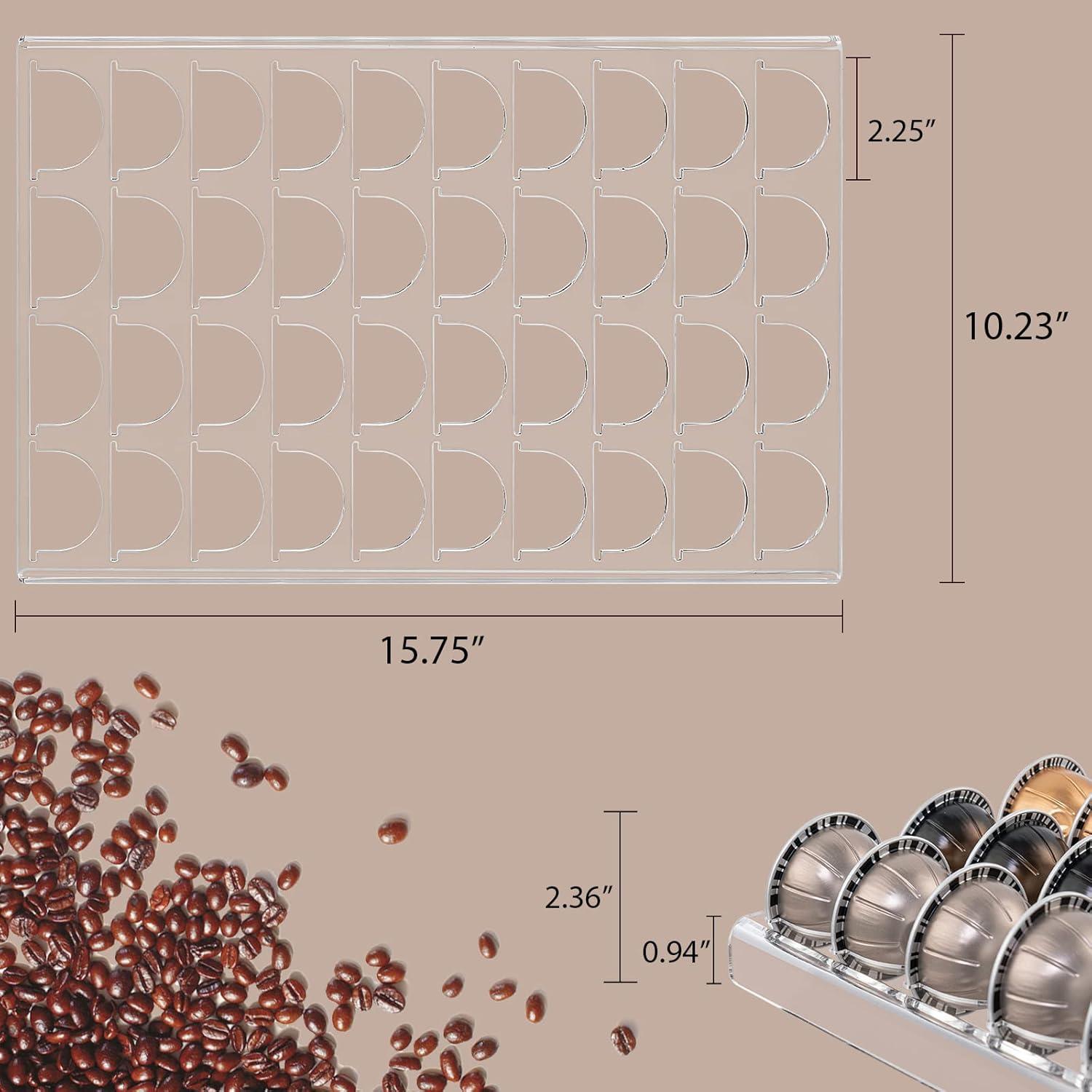 Soporte para Cápsulas de Café Sumerflos 40 Cáp. Transparente