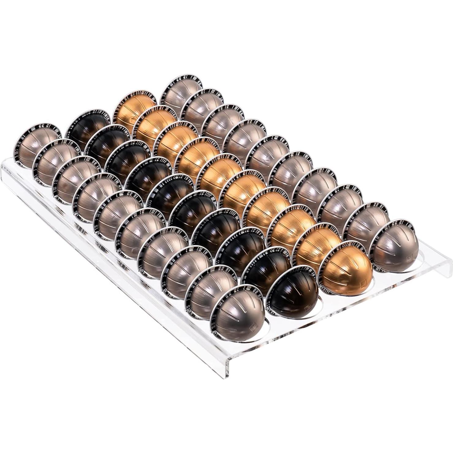 Soporte para Cápsulas de Café Sumerflos 40 Cáp. Transparente