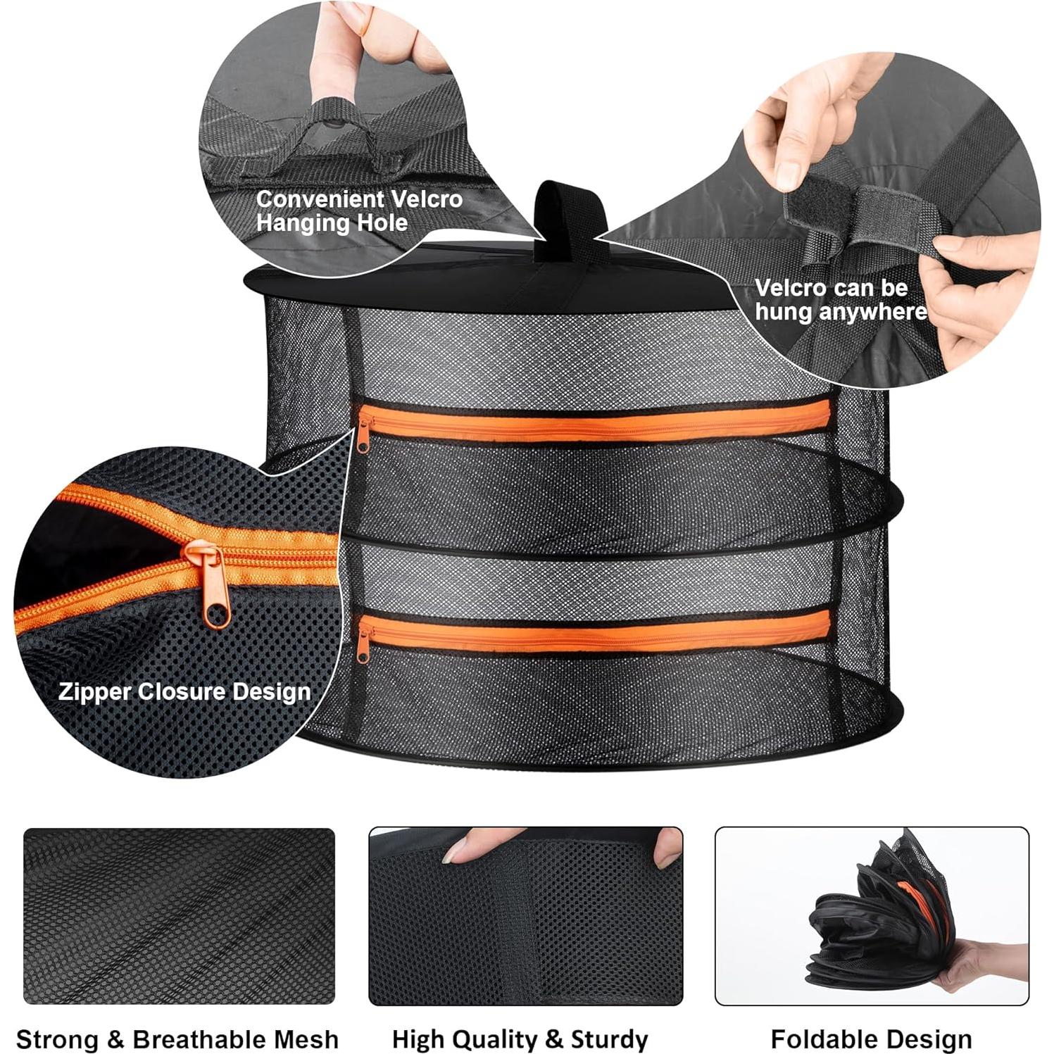 Estante Secador de Hierbas Desy & Feeci 2 Capas 60 cm Plegable