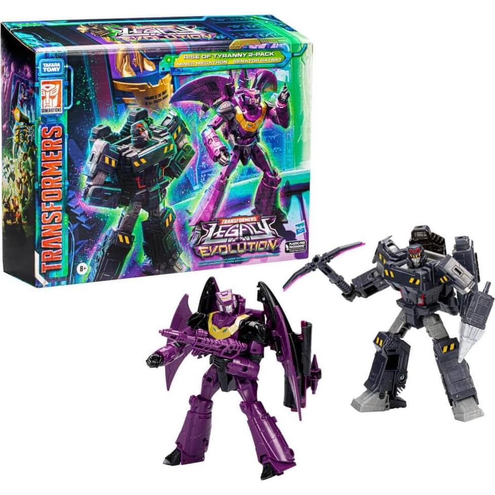 Transformers 2-Pack Megatron y Ratbat 8 años Hasbro