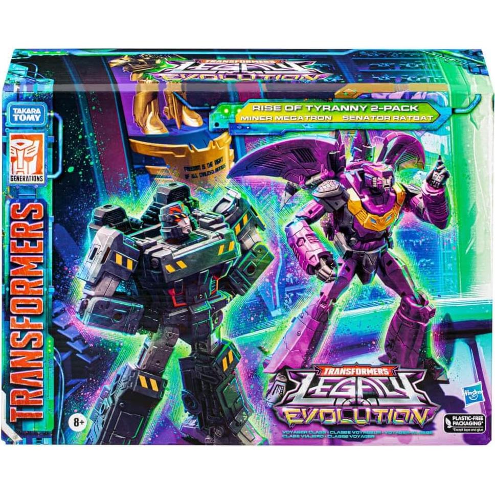 Transformers 2-Pack Megatron y Ratbat 8 años Hasbro