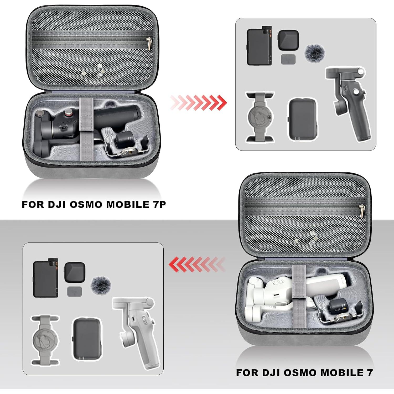 Funda ANKHOH para DJI Osmo Mobile 7P - Impermeable Gris