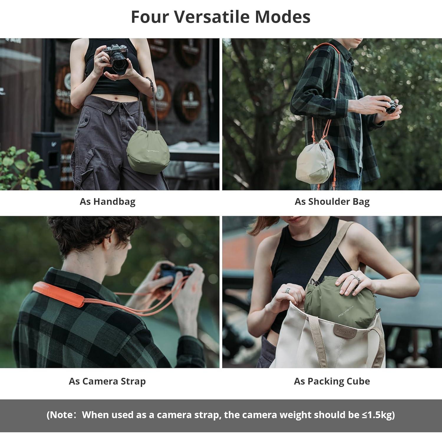 Bolsa de Cuerda PGYTECH OneGo para Cámara Sin Espejo Negra