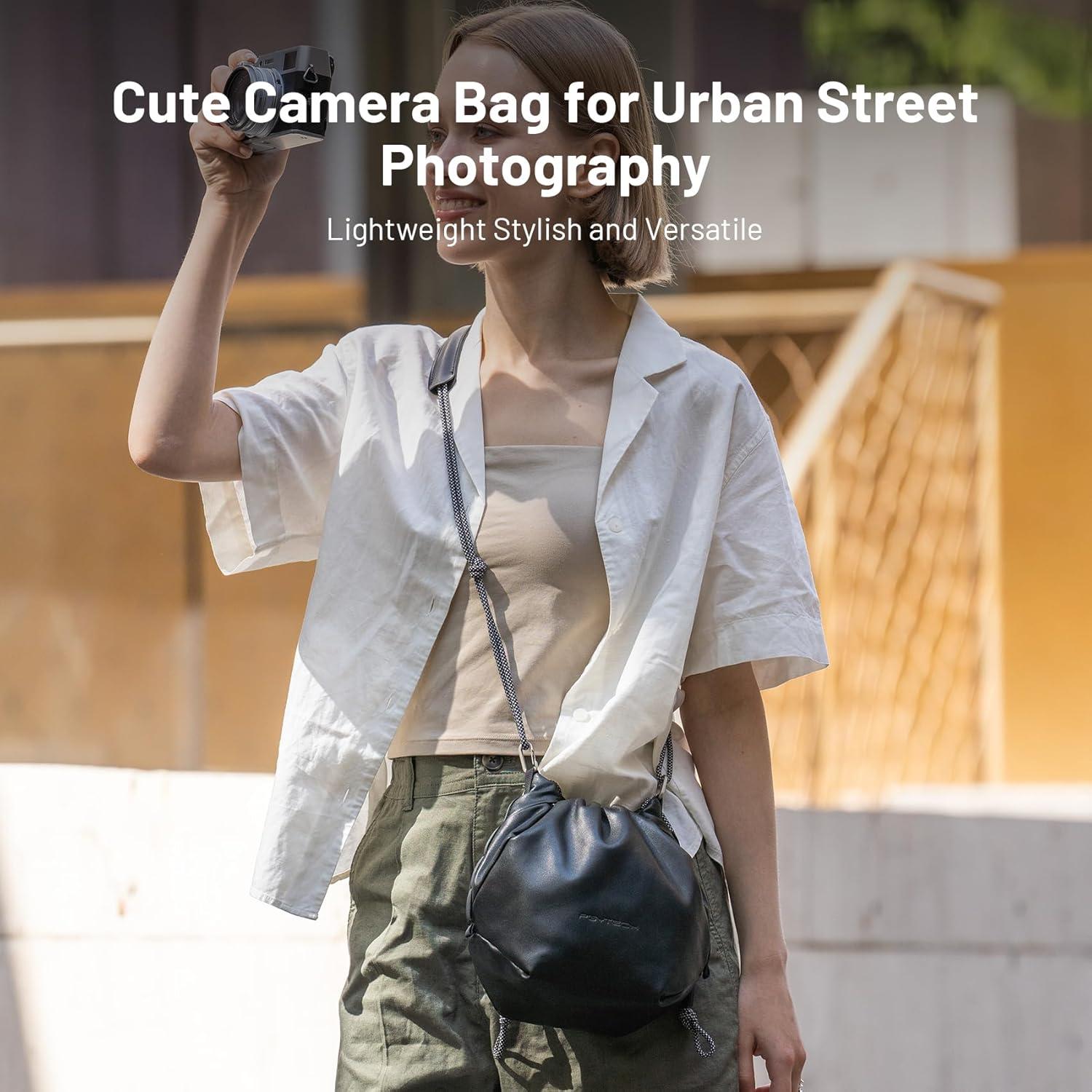 Bolsa de Cuerda PGYTECH OneGo para Cámara Sin Espejo Negra