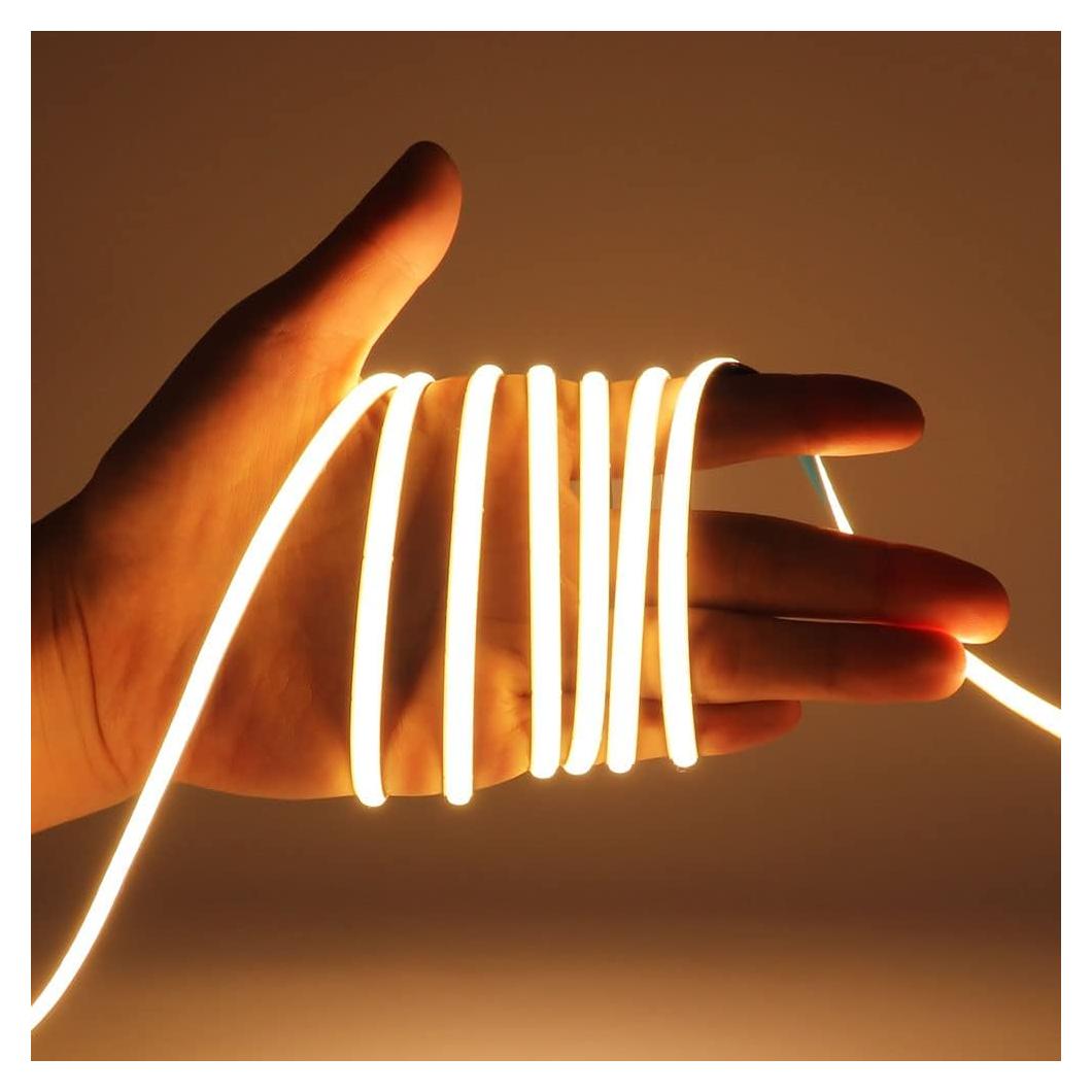 Tira de luz LED COB 5m MALIGAZA 12V 3000K 400 LEDs/m