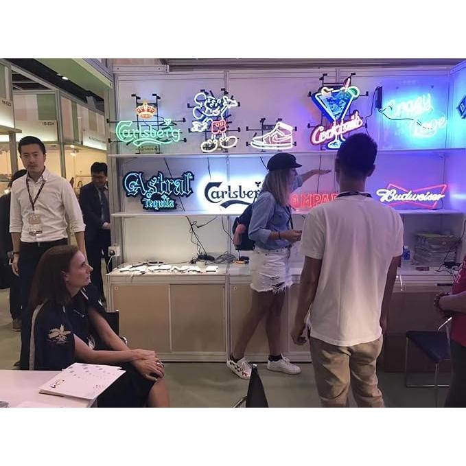 Cartel de Neón Billar con Logo 61x50.8 cm Hvkeer