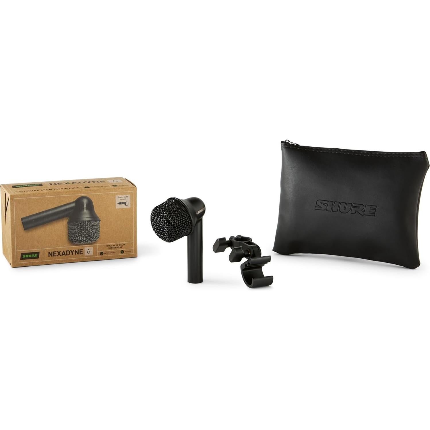 Micrófono Dinámico Supercardioide Shure Nexadyne 6 para Tom/Snare