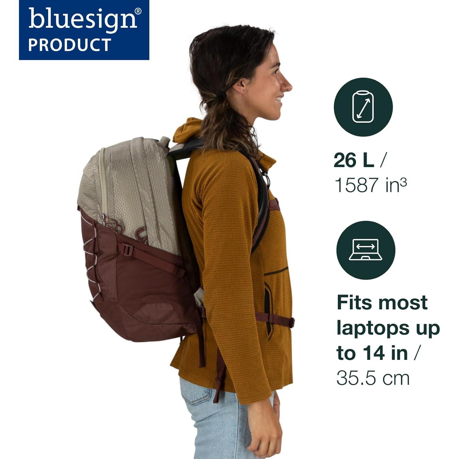 Mochila Osprey Quasar 26L Unisex con Funda para Laptop 14"