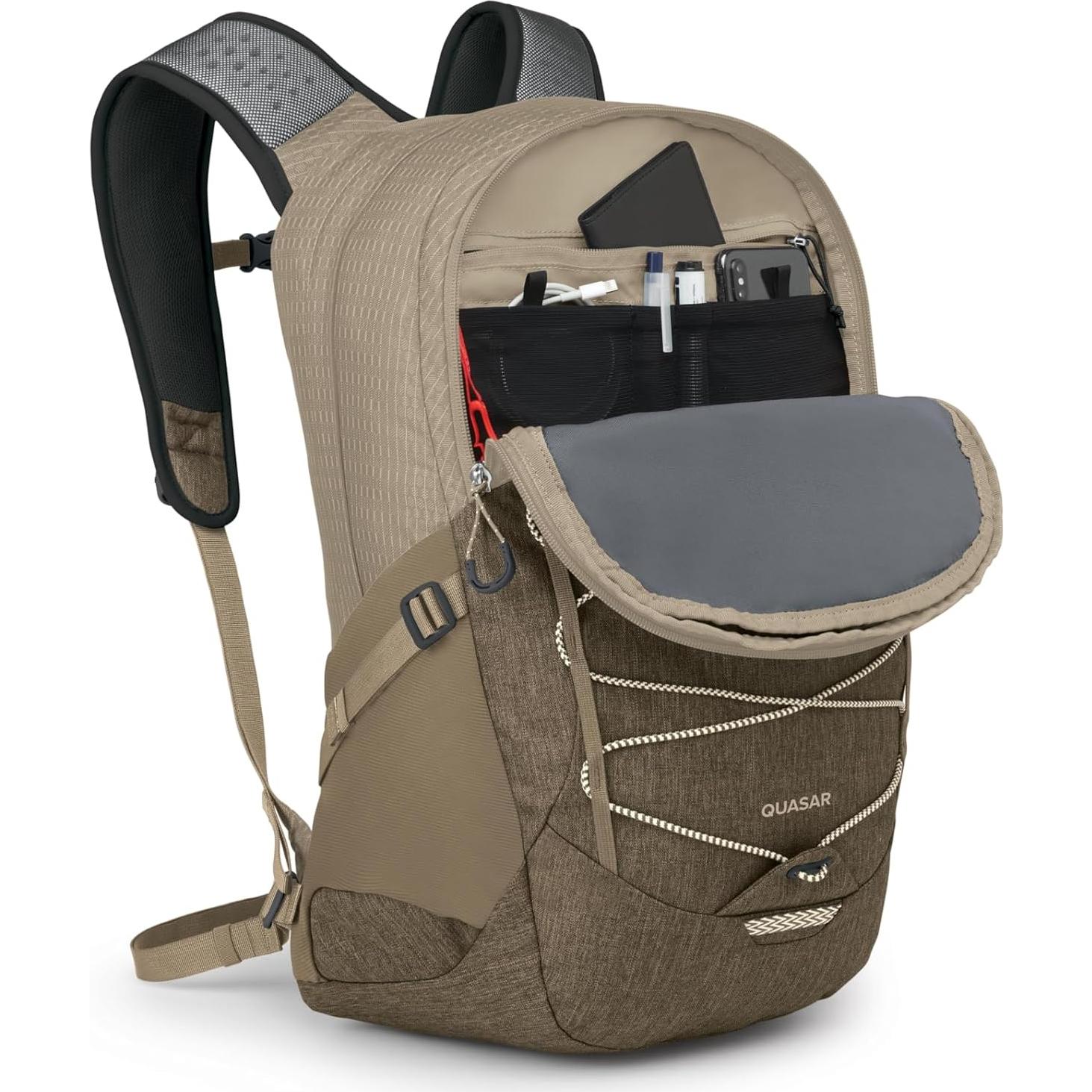 Mochila Osprey Quasar 26L Unisex con Funda para Laptop 14"