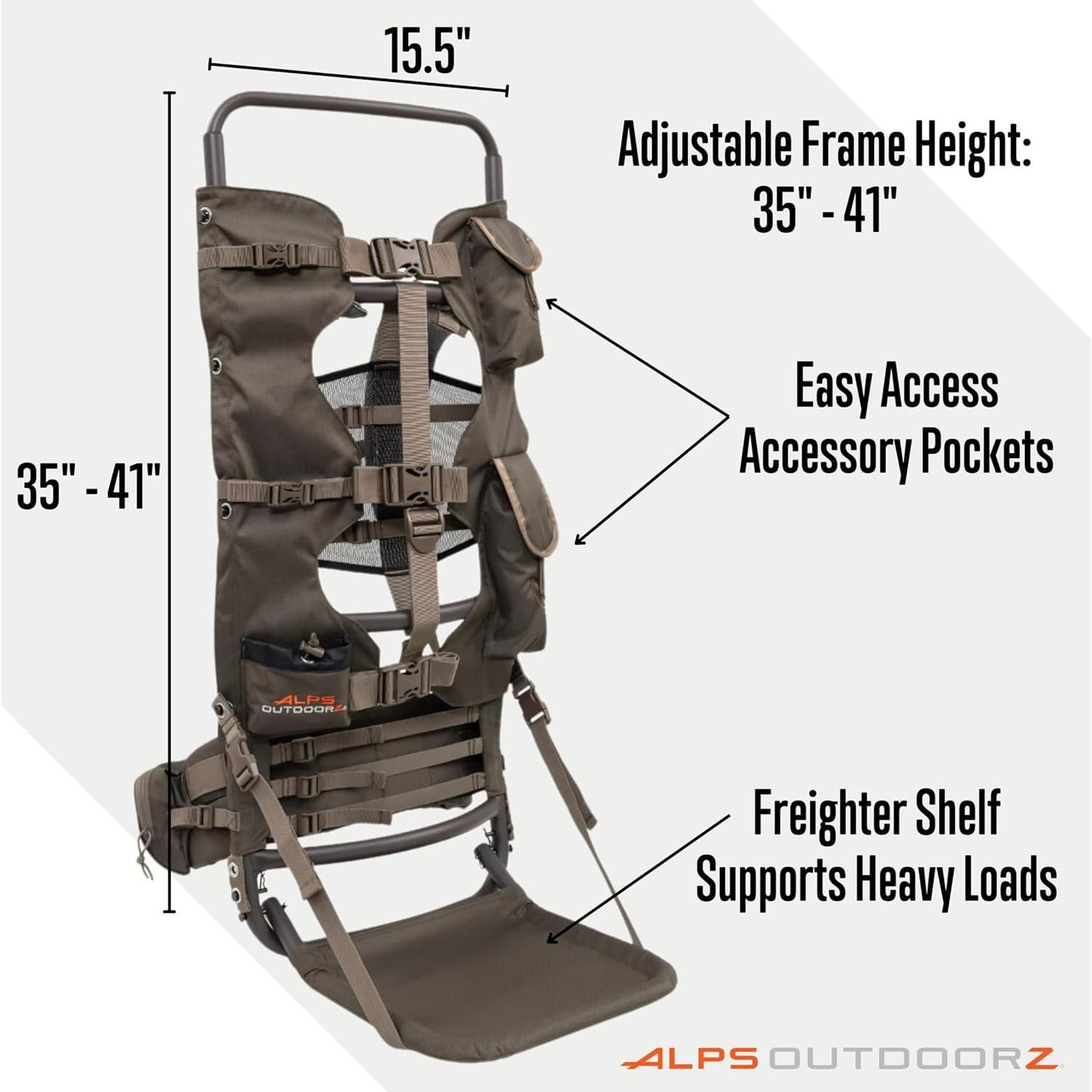 Marco Freighter Commander ALPS OutdoorZ 86L Marrón