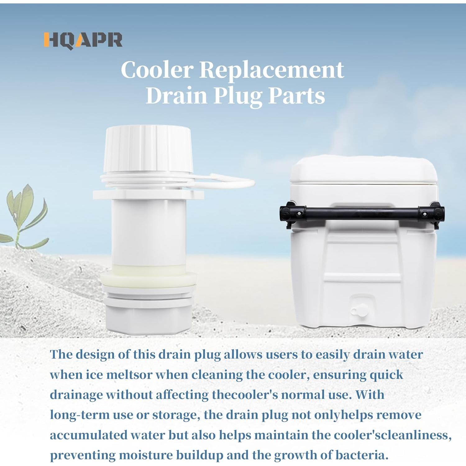 Tapón de Drenaje Roscado HQAPR con Tapa Plástica para Enfriador