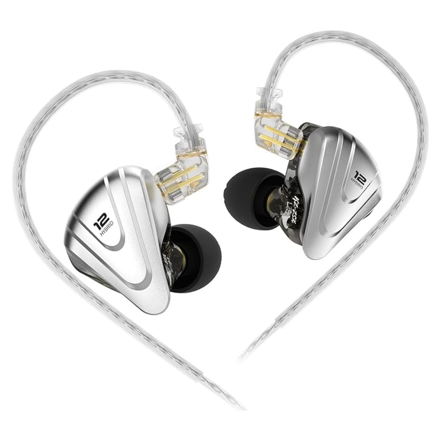 Auriculares In Ear KINBOOFI KZ ZSX HiFi 5BA 1DD Negro