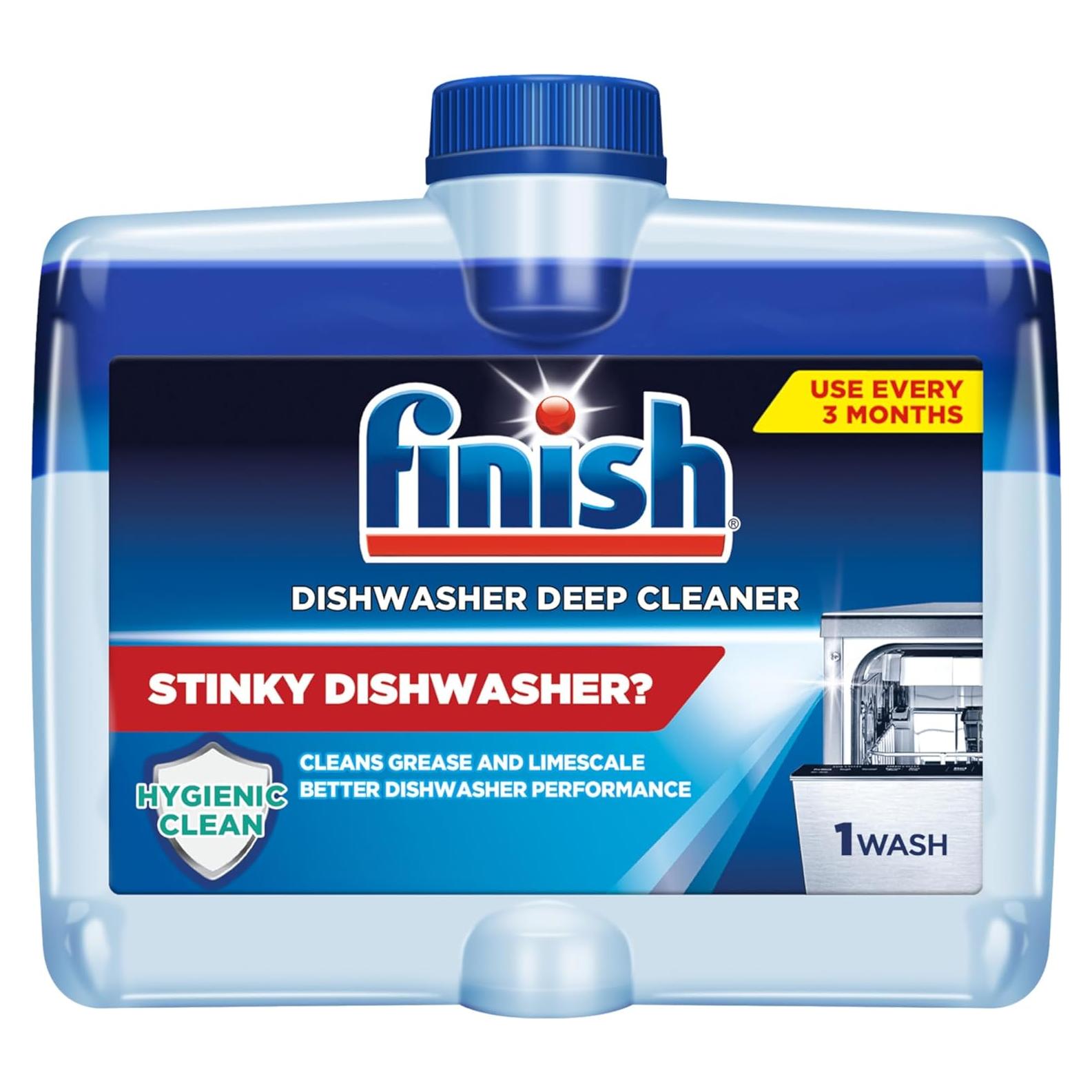Finish Limpiador Líquido para Lavavajillas 240ml - Limpieza Profunda
