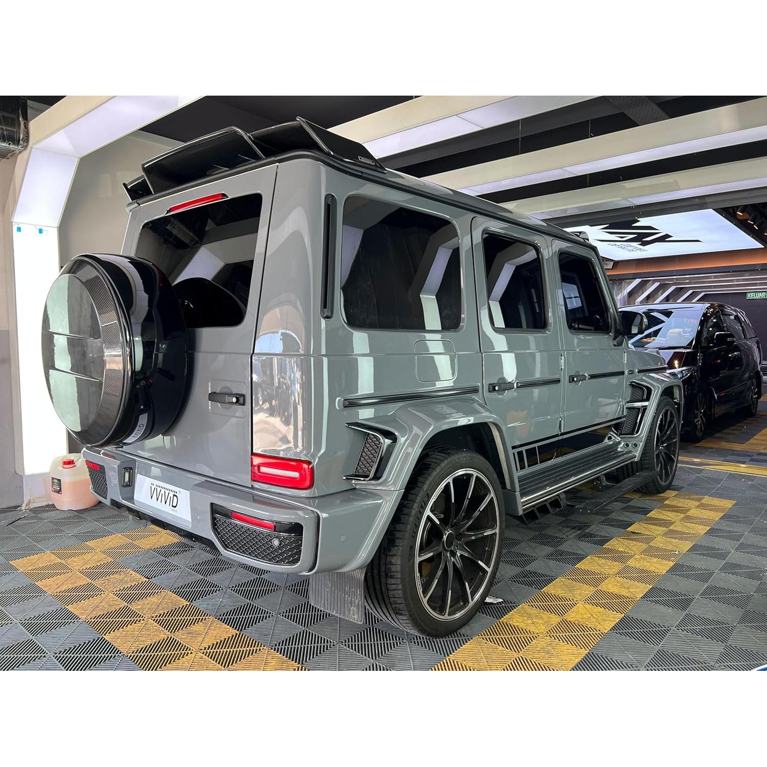 Vinilo Envoltura de Coche VViViD Ultra Gloss Gris 30.48x152.4cm